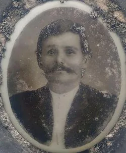 Ivan Gavranović, ceramic headstone portrait